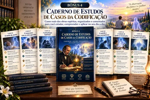 Mockup do bônus 4: Caderno de Estudos de Casos da Codificação