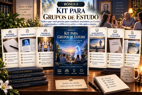 Mockup do bônus 5: Kit para Grupos de Estudo